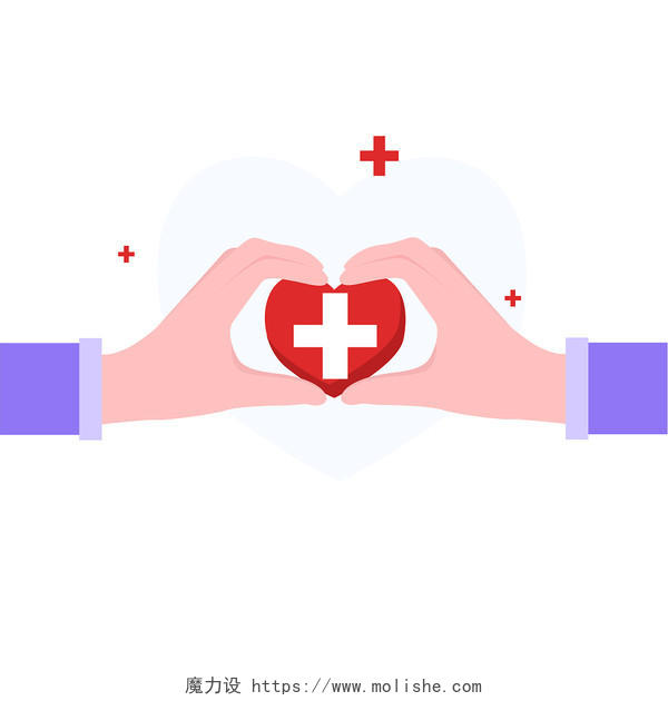 慈善爱心公益爱心义卖爱心图标世界红十字日